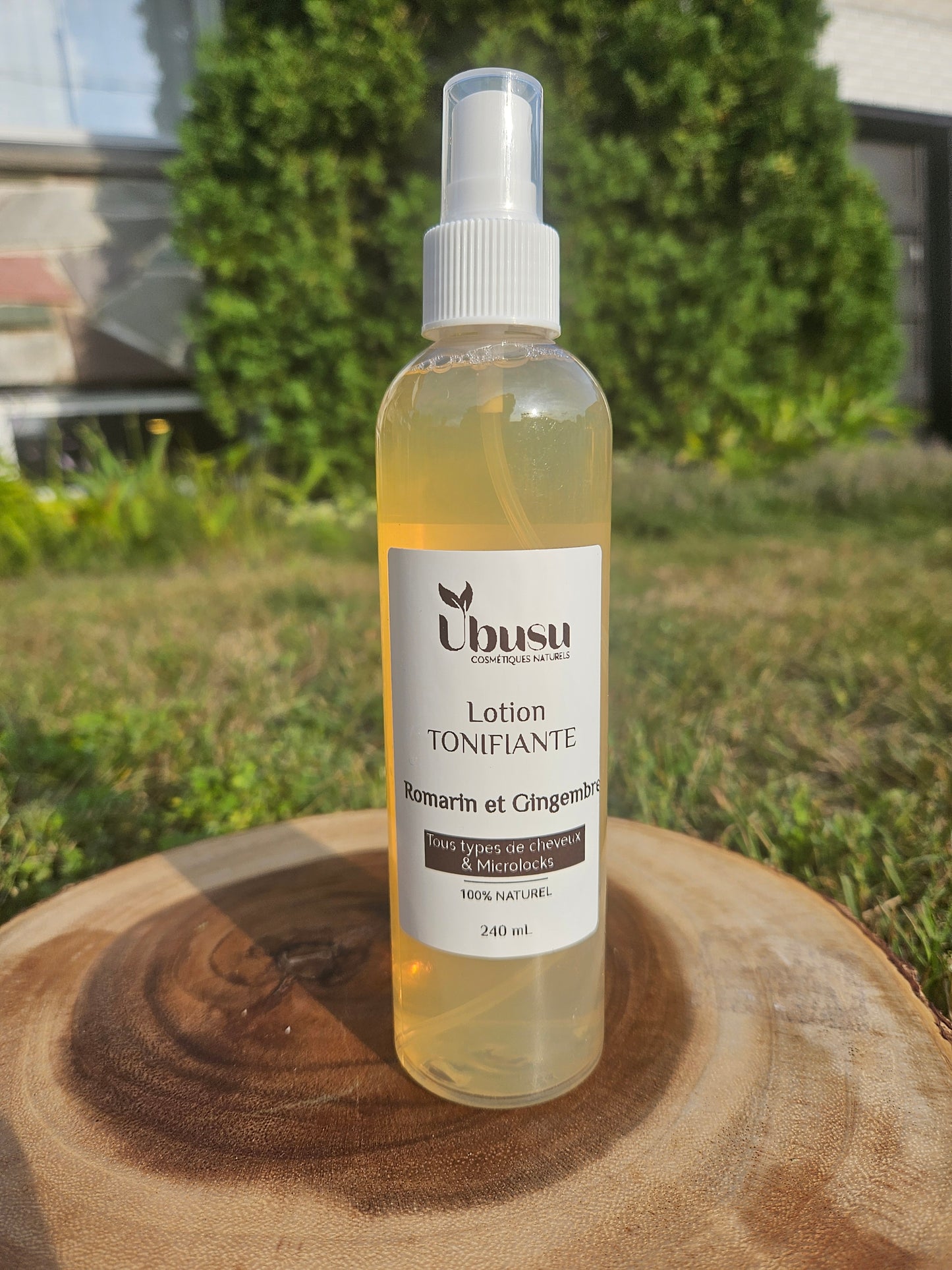 Lotion tonifiante Romarin et Gingembre- 240ml