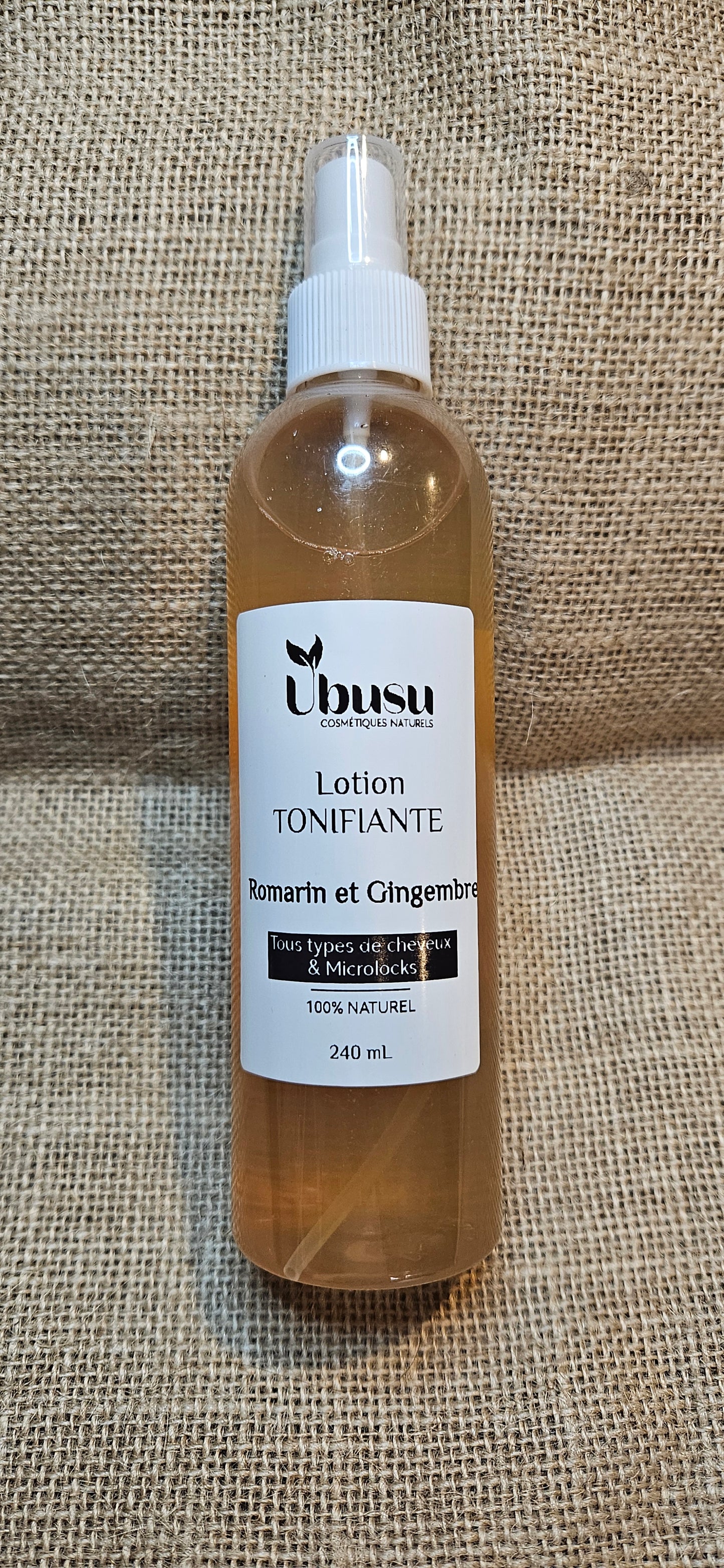 Lotion tonifiante Romarin et Gingembre- 240ml