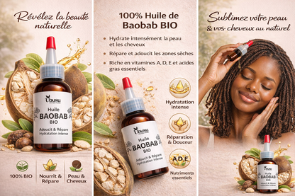 Huile de Baobab Bio - 60 ml